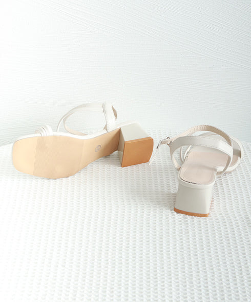 ストラップサンダル レディース 夏 ベルトサンダル チャンキーヒール 美脚 きれいめ おしゃれ 大人 歩きやすい オルチャン 安定感 オフィスカジュアル 99GYXC-134