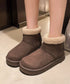 ムートンブーツ 厚底無地 ショートブーツ レディース ボアブーツ 防寒対策 あったか カジュアル 美脚 フラットヒール もこもこ おしゃれ 大人可愛い 通学 99GYXC-138