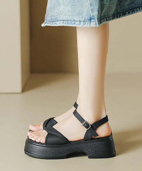 厚底サンダル サマーサンダル レディース 太ヒールサンダル ベルトサンダル 美脚 歩きやすい おしゃれ カジュアル オルチャン 大人 可愛い 旅行くつ 夏海 99GYXC-139