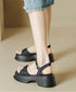 厚底サンダル サマーサンダル レディース 太ヒールサンダル ベルトサンダル 美脚 歩きやすい おしゃれ カジュアル オルチャン 大人 可愛い 旅行くつ 夏海 99GYXC-139
