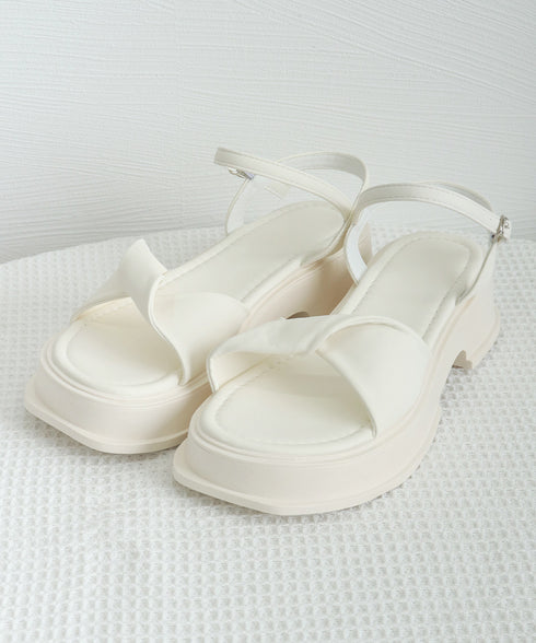 厚底サンダル サマーサンダル レディース 太ヒールサンダル ベルトサンダル 美脚 歩きやすい おしゃれ カジュアル オルチャン 大人 可愛い 旅行くつ 夏海 99GYXC-139