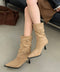 ポインテッドトゥ ブーツ ショートブーツ レディース ミドルブーツ 美脚ブーツ カジュアル 通勤オフィス おしゃれ フェミニン 歩きやすい 春秋冬 旅行 99GYXC-143