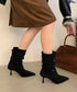 ポインテッドトゥ ブーツ ショートブーツ レディース ミドルブーツ 美脚ブーツ カジュアル 通勤オフィス おしゃれ フェミニン 歩きやすい 春秋冬 旅行 99GYXC-143
