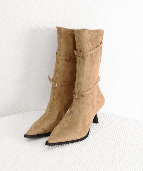 ポインテッドトゥ ブーツ ショートブーツ レディース ミドルブーツ 美脚ブーツ カジュアル 通勤オフィス おしゃれ フェミニン 歩きやすい 春秋冬 旅行 99GYXC-143