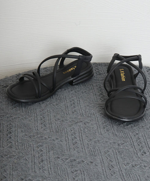 ストラップサンダル 美脚 軽量 夏靴 レディース フラットサンダル コンフォートシューズ クロスストラップ 可愛い きれいめ カジュアル 歩きやすい 海 旅行 99GYXC-157