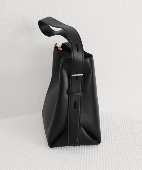 ショルダーバッグ 黒 無地 トートバッグ PUレザーかばん 大人可愛い おしゃれ オフィスカジュアル クラシック 合皮鞄 上品 通勤通学バッグ 春秋夏冬 旅行 99HBPJ-001