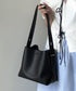ショルダーバッグ 黒 無地 トートバッグ PUレザーかばん 大人可愛い おしゃれ オフィスカジュアル クラシック 合皮鞄 上品 通勤通学バッグ 春秋夏冬 旅行 99HBPJ-001