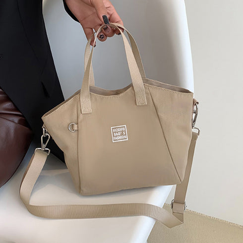 ハンドバッグ 2way 肩掛けカバン レディース ショルダーバッグ ミニトートバッグ マザーズバッグ 斜めかけ ファスナー 英字ロゴ シンプル カジュアル 99HCXB-028