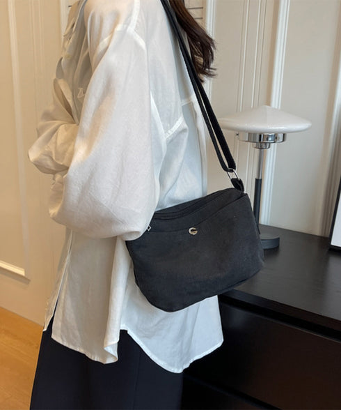 ショルダーバッグ キャンバス レディース 斜めがけバッグ 肩掛けバッグ 軽量バッグ カジュアル シンプル おしゃれ ストリート 通勤通学 お出掛け 99HLF-001