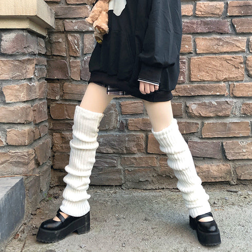 レッグウォーマー 靴下 レディース ルームウェア ルームソックス ロング丈 暖かい おしゃれ テレワーク バレエ ルーズソックス風 ソックス ハロウィン 99HXDZ-001