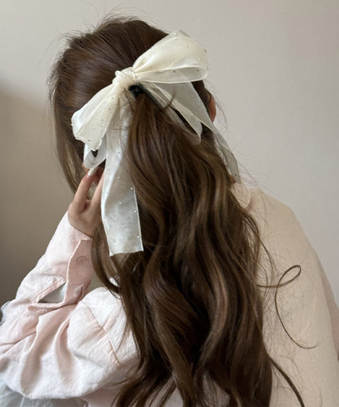 バナナクリップ レディース透け感キラキラ ヘアクリップヘアアクセサリー スパンコール デート 雑貨グッズ 髪留め かわいい フェミニン まとめ髪 おしゃれ 大人 99HXGY-002