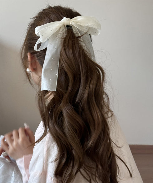 バナナクリップ レディース透け感キラキラ ヘアクリップヘアアクセサリー スパンコール デート 雑貨グッズ 髪留め かわいい フェミニン まとめ髪 おしゃれ 大人 99HXGY-002