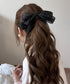 バナナクリップ レディース透け感キラキラ ヘアクリップヘアアクセサリー スパンコール デート 雑貨グッズ 髪留め かわいい フェミニン まとめ髪 おしゃれ 大人 99HXGY-002