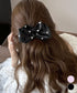 ハートラインストーンバレッタ キラキラ レディース リボンヘアクリップ 髪飾り ヘアアイテム 大人 かわいい エレガント ヘアアレンジ 雑貨 まとめ髪 99HXGY-010