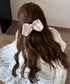 ハートラインストーンバレッタ キラキラ レディース リボンヘアクリップ 髪飾り ヘアアイテム 大人 かわいい エレガント ヘアアレンジ 雑貨 まとめ髪 99HXGY-010