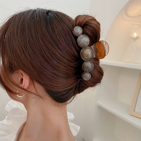 ヘアクリップ バンスクリップ レディース ヘアアクセサリー大人女性 まとめ髪 お洒落 オフィス雑貨 髪飾り 結婚式 演奏会 可愛い シンプル 女子会 髪留め 99HXSP-001