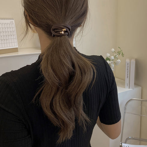 ワイヤー ヘアアレンジ レディース 韓国 ワイヤーポニー PU メタリック 簡単髪留め 髪飾り お洒落 大人 可愛い オルチャン 誕生日プレゼント エレガント 99HXSP-002