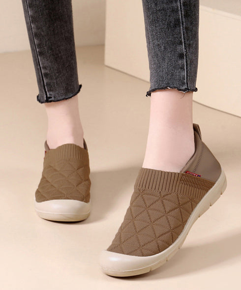 スリッポンシューズ レディース 軽量 スニーカー ニット 通気性 履きやすい カジュアル おしゃれ ウォーキング ジョギング 旅行 99HYGM-003