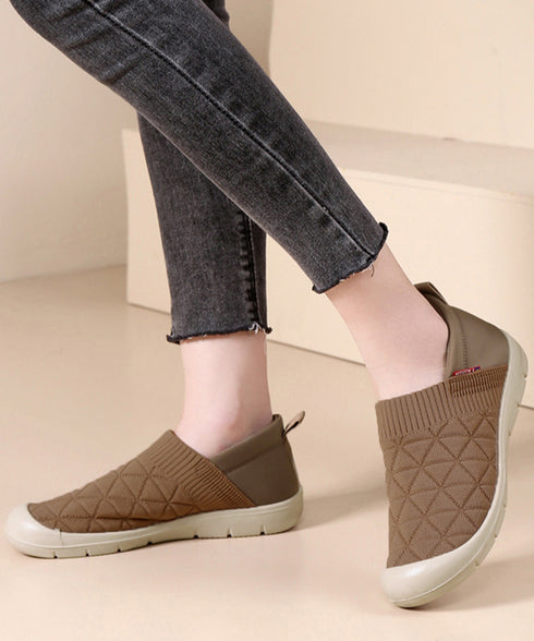 スリッポンシューズ レディース 軽量 スニーカー ニット 通気性 履きやすい カジュアル おしゃれ ウォーキング ジョギング 旅行 99HYGM-003