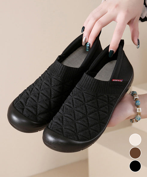 スリッポンシューズ レディース 軽量 スニーカー ニット 通気性 履きやすい カジュアル おしゃれ ウォーキング ジョギング 旅行 99HYGM-003