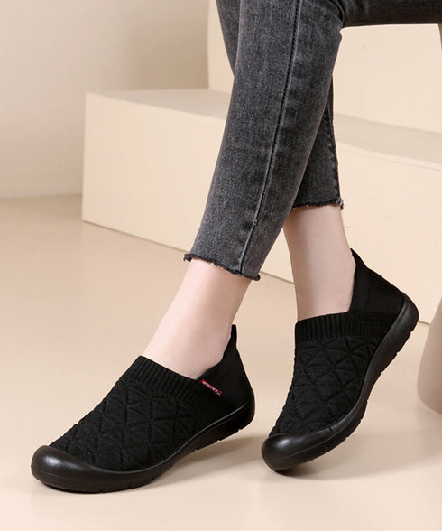 スリッポンシューズ レディース 軽量 スニーカー ニット 通気性 履きやすい カジュアル おしゃれ ウォーキング ジョギング 旅行 99HYGM-003