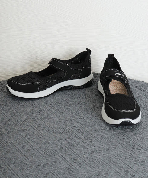 スニーカー 軽量 通気性 コンフォート靴 レディース フラットシューズ ローカット マジックテープ メッシュ シンプル 大人カジュアル 疲れない 通学通勤 旅行 99HYGM-004