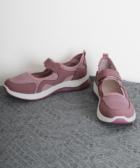 スニーカー 軽量 通気性 コンフォート靴 レディース フラットシューズ ローカット マジックテープ メッシュ シンプル 大人カジュアル 疲れない 通学通勤 旅行 99HYGM-004