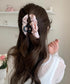 ヘアクリップ バンスクリップ フリル レディース 髪留め 髪飾り まとめ髪 おしゃれ 大人 可愛い オフイスカジュアル ヘアアクセサリー 99HYRY-001