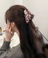 ヘアクリップ バンスクリップ フリル レディース 髪留め 髪飾り まとめ髪 おしゃれ 大人 可愛い オフイスカジュアル ヘアアクセサリー 99HYRY-001