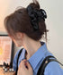 ヘアクリップ バンスクリップ フリル レディース 髪留め 髪飾り まとめ髪 おしゃれ 大人 可愛い オフイスカジュアル ヘアアクセサリー 99HYRY-001