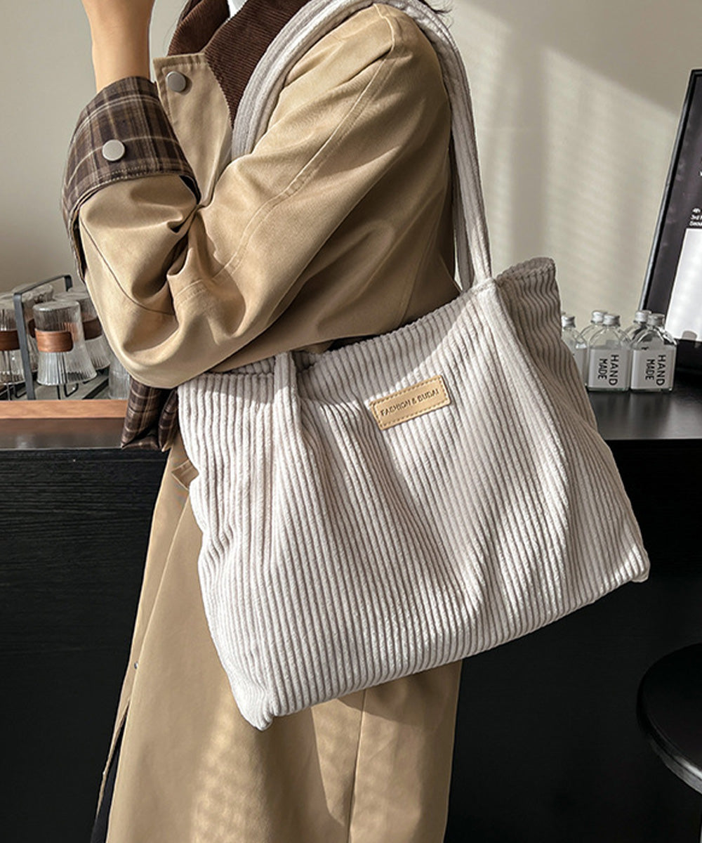 トートバッグ レディース コーデュロイ 詳細画像5