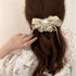 光沢シュシュ ヘアゴム ハート リボン レディース 韓国 サテン まとめ髪 髪飾り ヘアアレンジ ラインストーン 水玉 大人 可愛い 女子会 おしゃれ 99JHSP-001