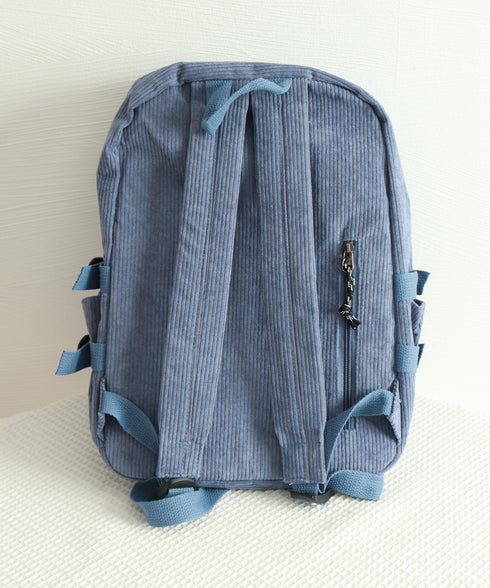 リュックサック コーデュロイ レディース バックパック 肩掛けバッグ a4 大容量 肩紐太い オルチャン おしゃれ 通勤通学 修学旅行 お出かけ 人気 99JKXB-002