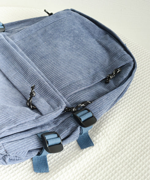 リュックサック コーデュロイ レディース バックパック 肩掛けバッグ a4 大容量 肩紐太い オルチャン おしゃれ 通勤通学 修学旅行 お出かけ 人気 99JKXB-002