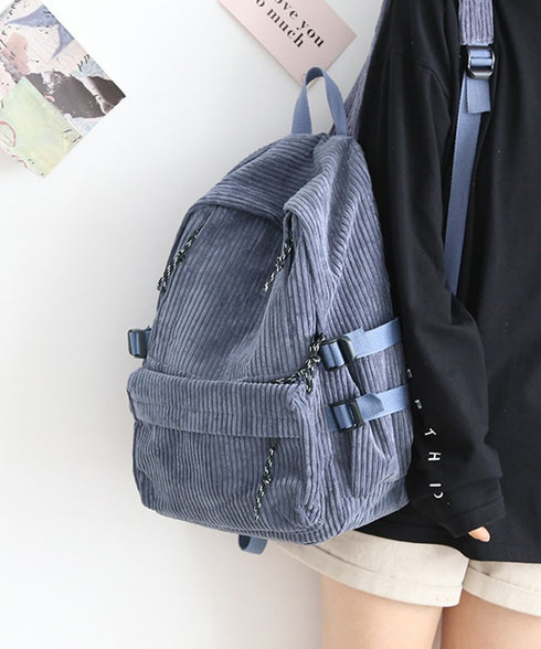 リュックサック コーデュロイ レディース バックパック 肩掛けバッグ a4 大容量 肩紐太い オルチャン おしゃれ 通勤通学 修学旅行 お出かけ 人気 99JKXB-002