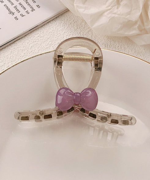 ヘアクリップ レディース リボン 韓国風 ヘアアクセサリー バンスクリップ 髪飾り 髪留め まとめ髪 オルチャン お洒落 大人 かわいい デート 雑貨グッズ 99JXSP-002