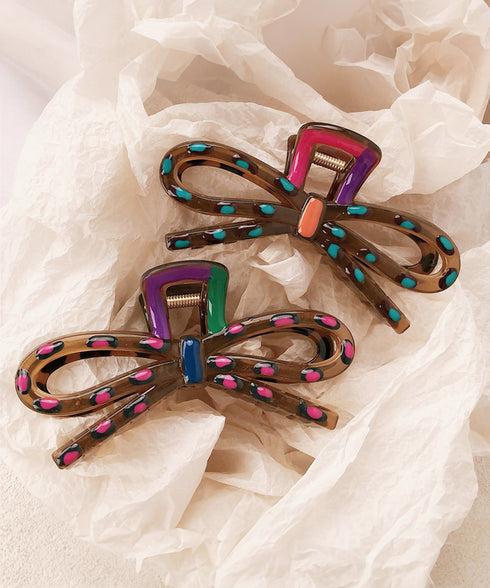 バンスクリップ ドーパミン ヘアクリップ レディース ヘアアクセサリー 髪飾り まとめ髪 ヘアアレンジグッズ おしゃれ 大人可愛い 女子会 髪留め ヘア小物 99JXSP-003