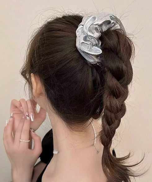 シュシュ ヘアゴム 光沢感 韓国風髪飾り レディース まとめ髪 お団子 大人 可愛い おしゃれ カジュアル オルチャン 発表会 小物 プレゼント 雑貨 99JXSP-007