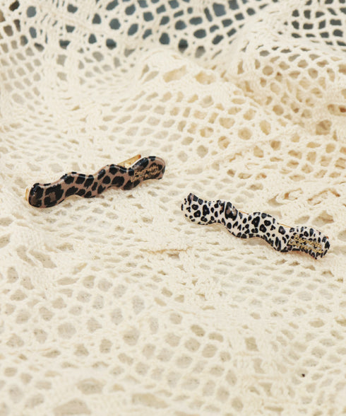 くちばしクリップ レオパード柄 韓国風 レディース ヘアクリップ ヘアアクセサリー 髪飾り おしゃれ 大人 かわいい 通勤通学 プレゼント 結婚式 二次会 99JXSP-011