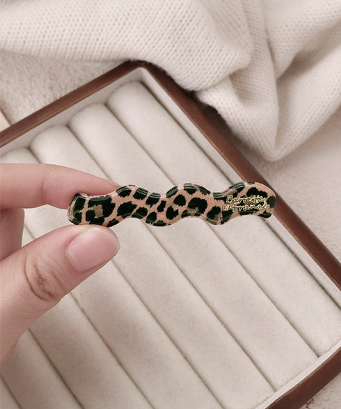 くちばしクリップ レオパード柄 韓国風 レディース ヘアクリップ ヘアアクセサリー 髪飾り おしゃれ 大人 かわいい 通勤通学 プレゼント 結婚式 二次会 99JXSP-011