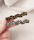 くちばしクリップ レオパード柄 韓国風 レディース ヘアクリップ ヘアアクセサリー 髪飾り おしゃれ 大人 かわいい 通勤通学 プレゼント 結婚式 二次会 99JXSP-011