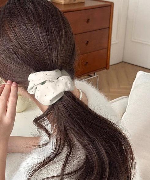 シュシュ キラキラデコ レディース ヘアアレンジ 髪留め 髪飾り まとめ髪 オルチャン おしゃれ カジュアル 大人っぽい 可愛い 雑貨 99JXSP-012