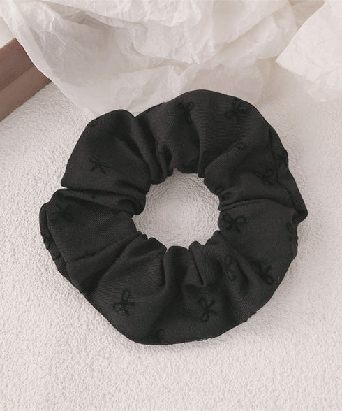 シュシュ ヘアゴム リボン柄 ハート柄 レディース ヘアアクセサリー ヘアアレンジ ボリューム髪飾り 髪留め 大人 可愛い オルチャン フェミニン デート 99JXSP-013