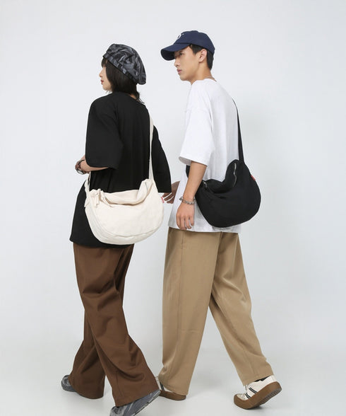 ショルダーバッグ ナイロン レディース 斜めがけバッグ 肩掛け 韓国風 カジュアル シンプル 大容量 通学 旅行 ストリート デイリー 99JYXB-001