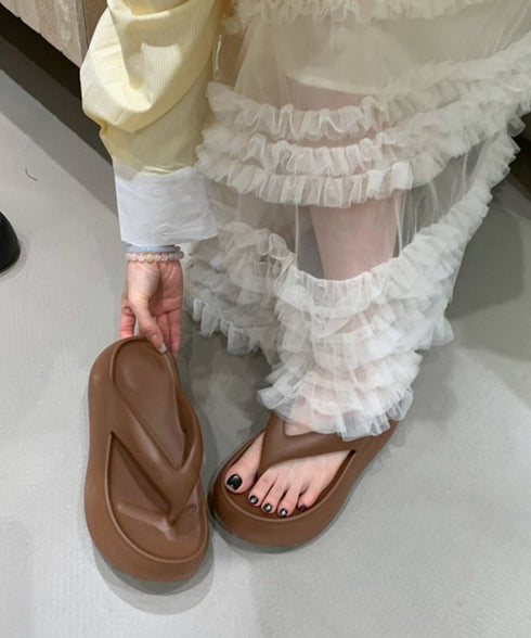 厚底サンダル ビーチサンダル レディース プールサンダル コンフォートサンダル サマーサンダル 美脚 疲れにくい 履きやすい ボリュームソール 99KHXC-001