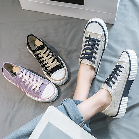 スニーカー レディース オルチャン レディースシューズ 美脚スニーカー 韓国風 ローカット 無地 おしゃれ 歩きやすい 四季 軽量 カジュアル 99KLXY-020