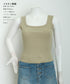 タンクトップ レディース 無地 Uネック 見せインナー 肌着 フィット ノースリーブ 着回し ベーシック オシャレ 大人 カジュアル セクシー 部屋着 99LTJ-001