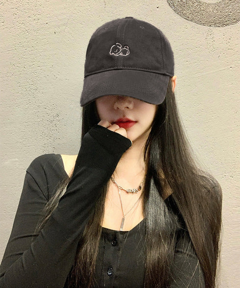 ベースボールキャップ 刺しゅうレディース 帽子 ぼうし つば広 日焼け防止 日よけ おしゃれ 小顔 オルチャン お出掛け 韓国ファッション ベーシック 99MHMY-024