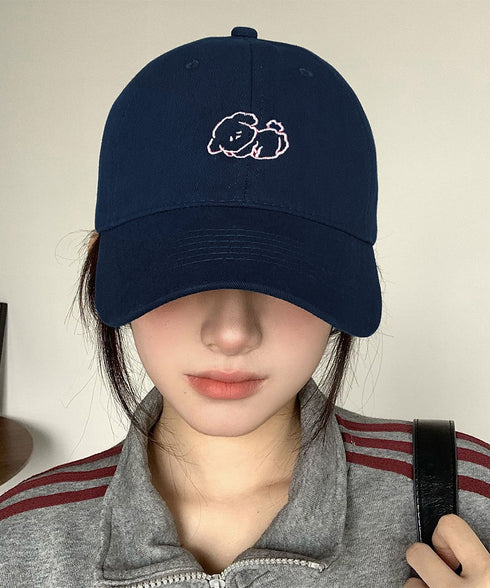 ベースボールキャップ 刺しゅうレディース 帽子 ぼうし つば広 日焼け防止 日よけ おしゃれ 小顔 オルチャン お出掛け 韓国ファッション ベーシック 99MHMY-024