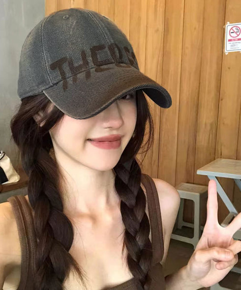 ベースボールキャップ 英字ロゴ 小顔 レディース ビーチキャップ 野球帽 つば広 深め UV対策 日焼け防止 男女兼用帽子 ユニセックス アウトドア 99MHMY-025